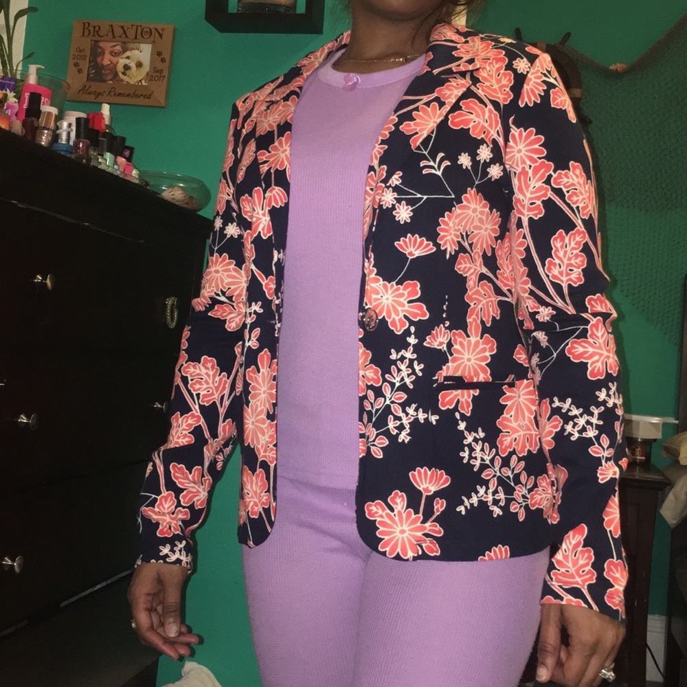Women’s Floral Blazer